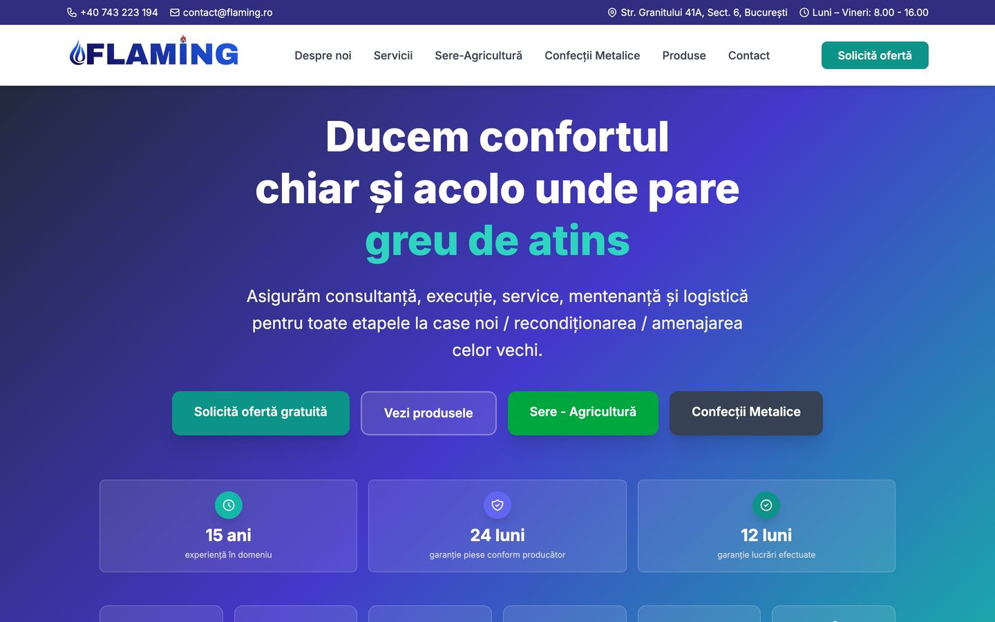Site realizat pentru Flaming